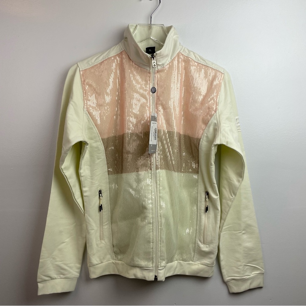 Bogner NWT Sequined Track Jacket